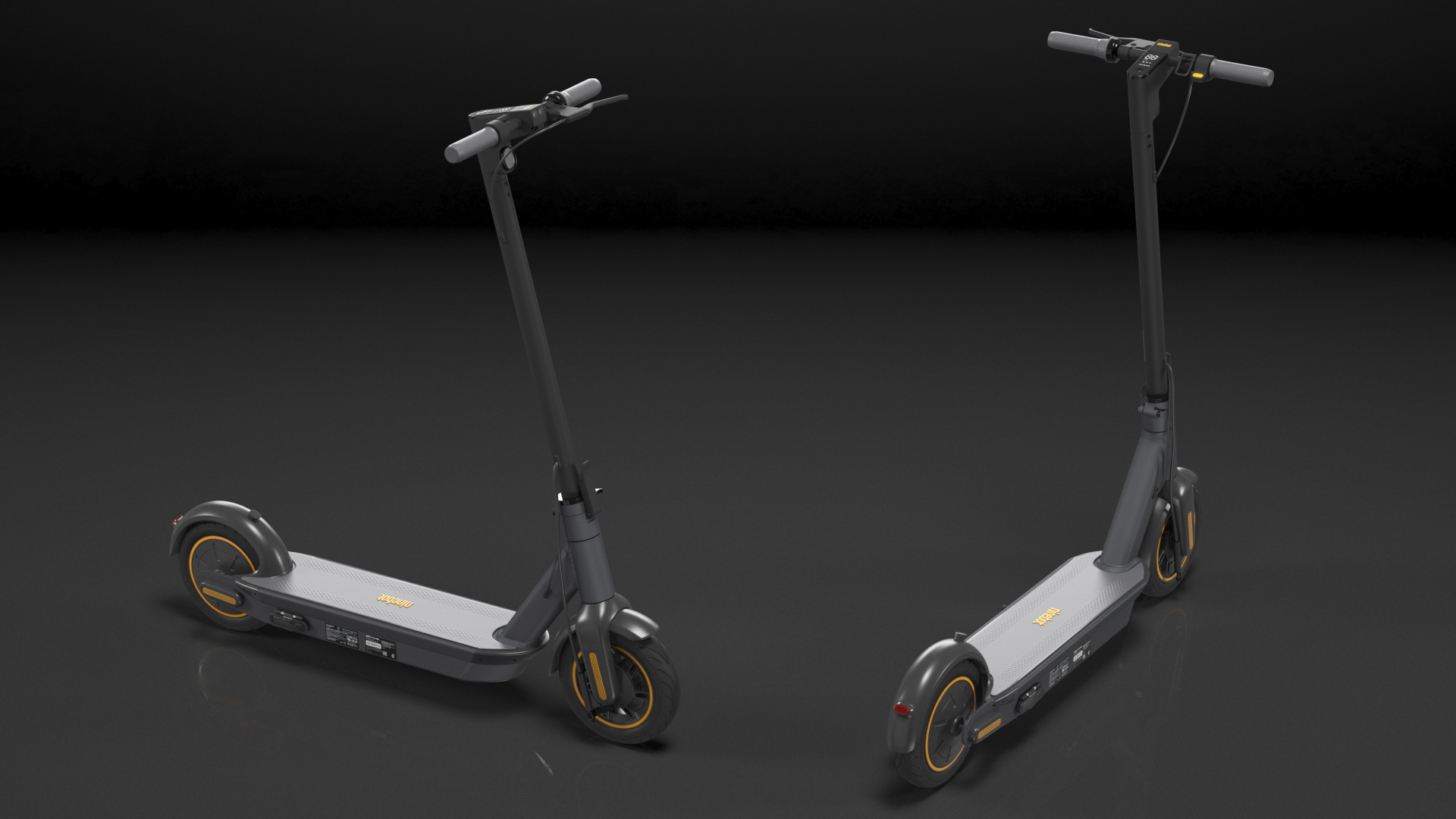 3D model Ninebot KickScooter MAX Rigged