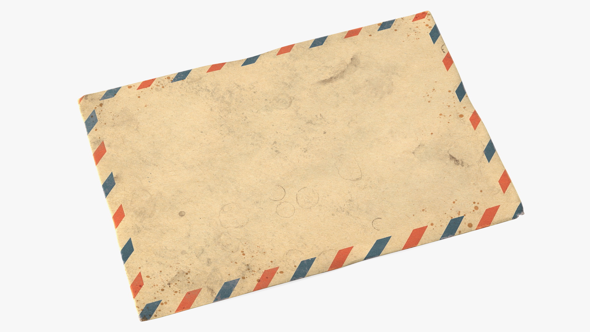 3D Old Paper Envelope model