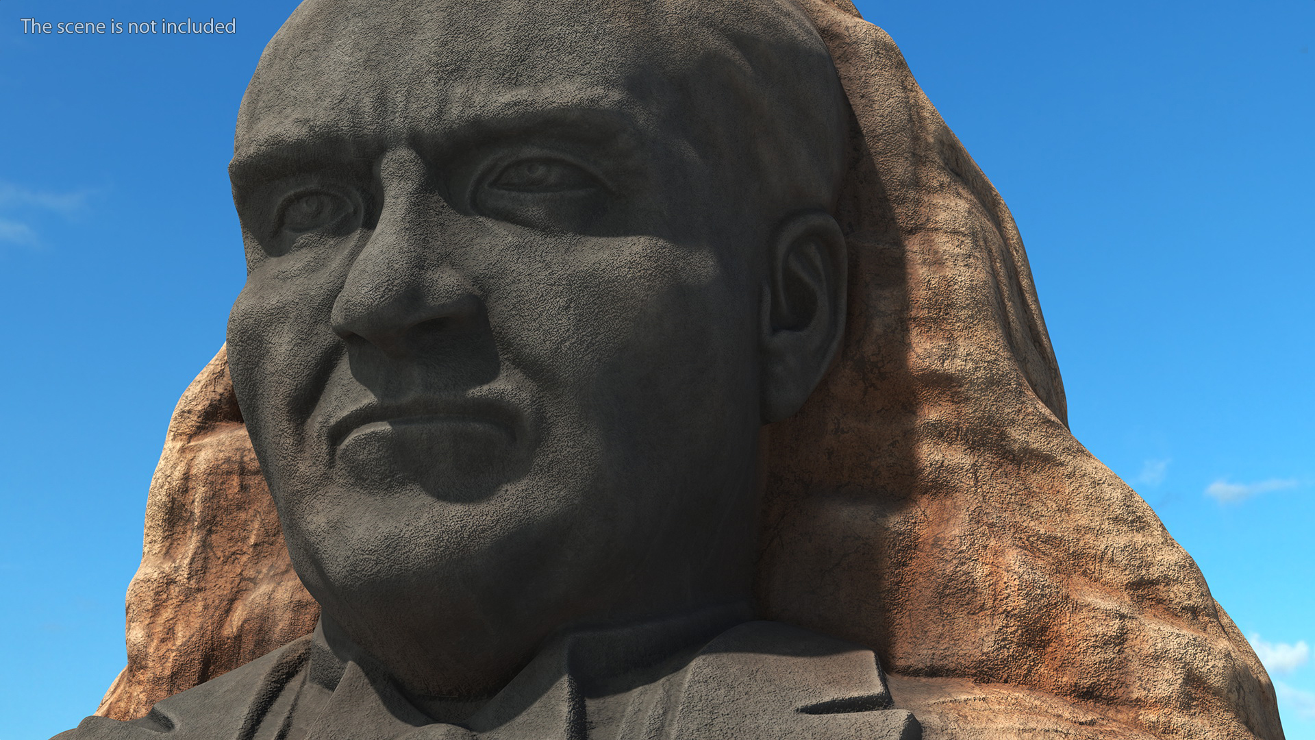 3D Ataturk Mask Monument