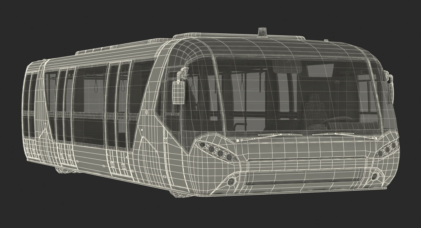 3D Airside Passenger Bus