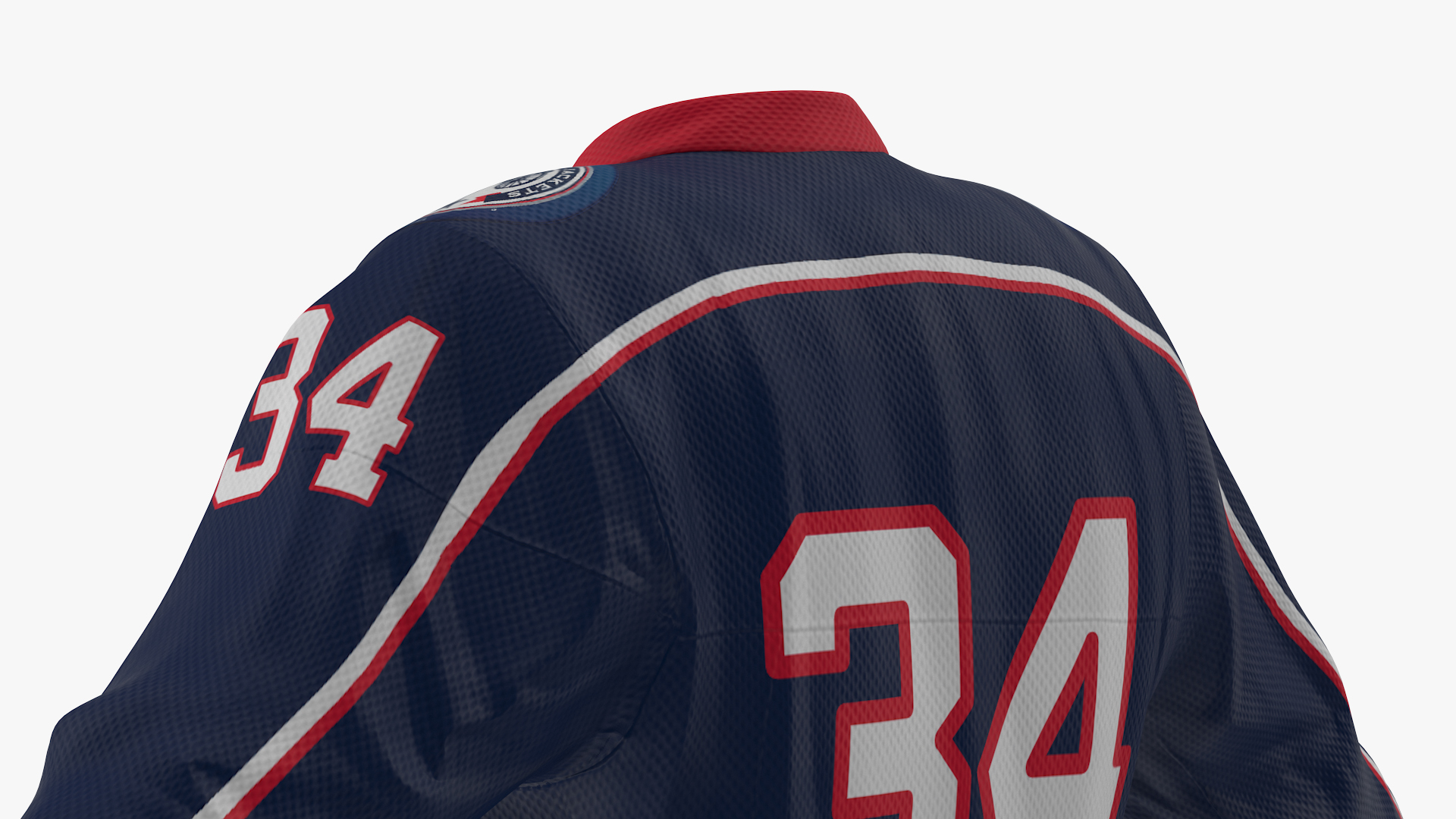 3D model Columbus Blue Jackets Hockey Jersey