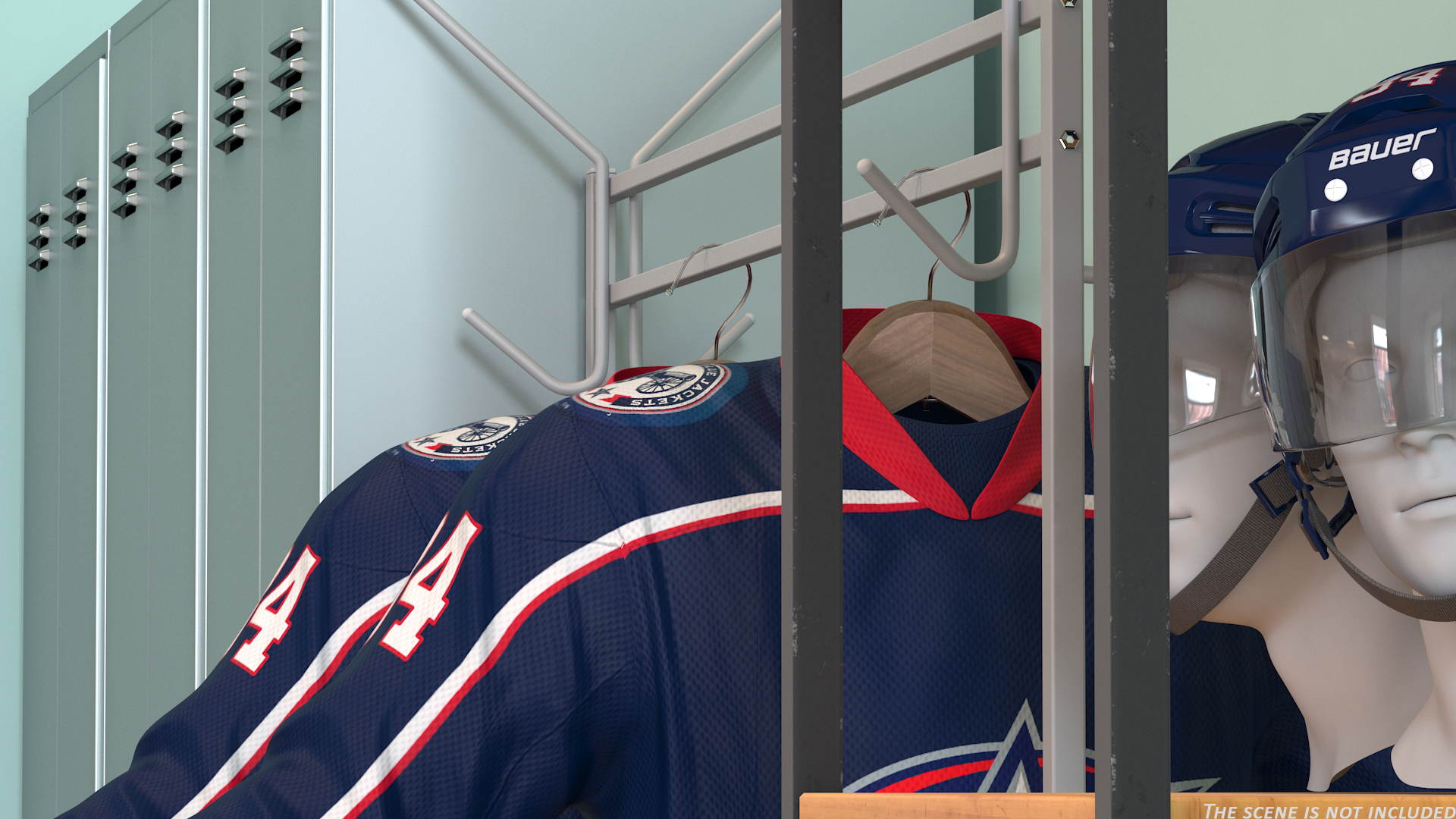 3D model Columbus Blue Jackets Hockey Jersey