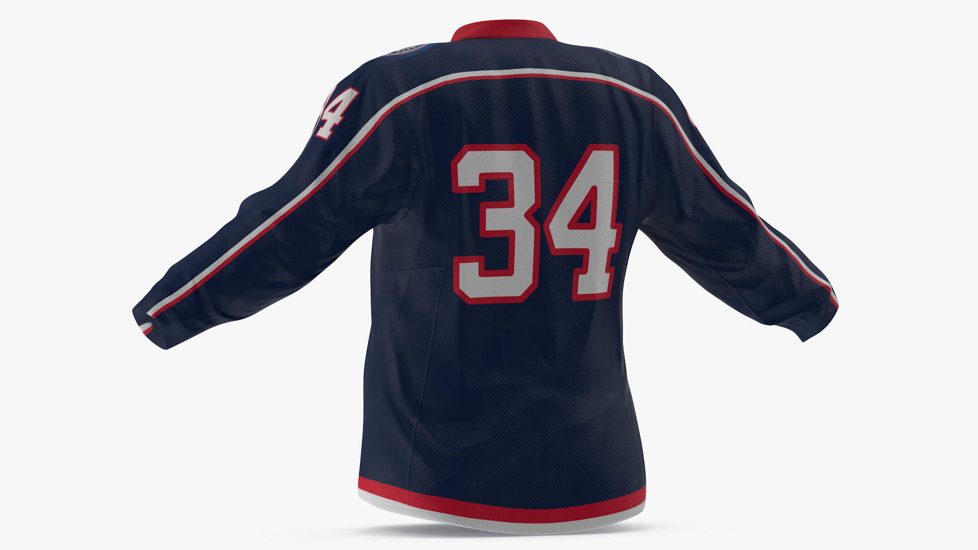 3D model Columbus Blue Jackets Hockey Jersey