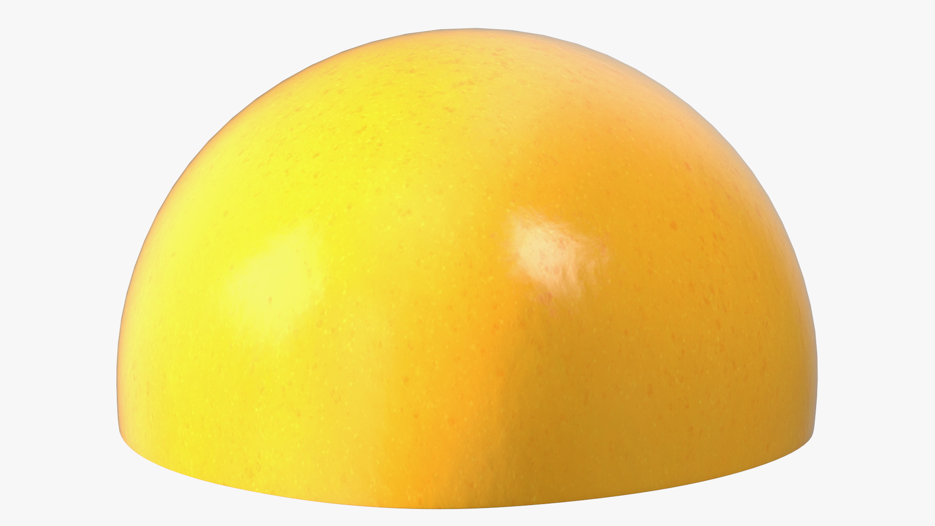 3D model Half of Mango Fuit Yellow