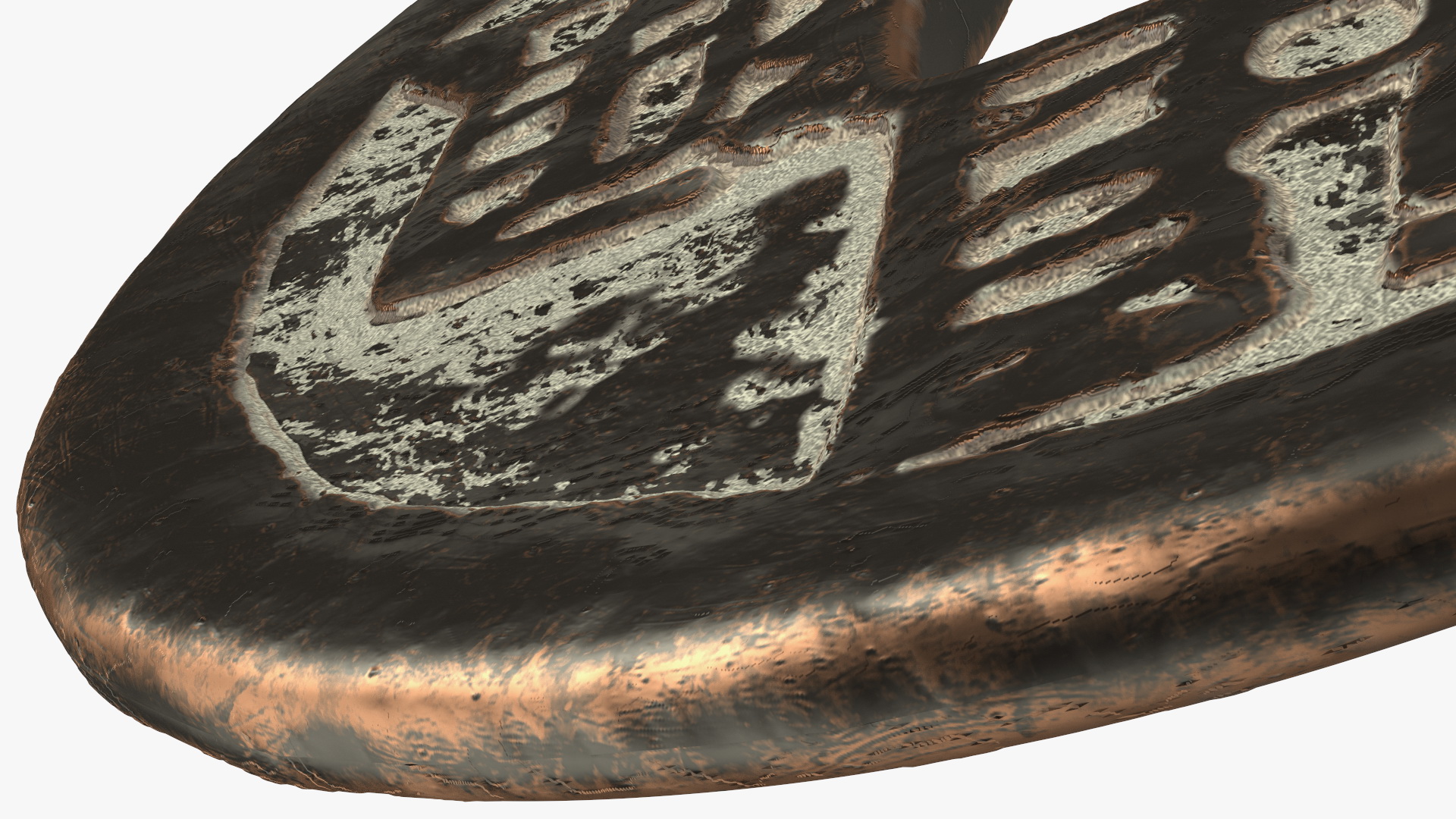 3D model Chinese Coin Dynasty Kai Yuan Tong Bao Copper