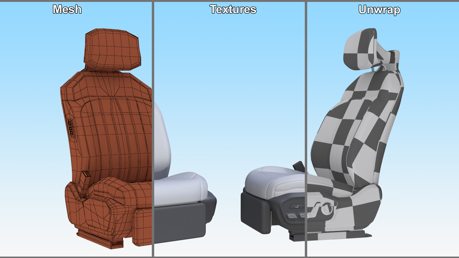 3D model Car Seat