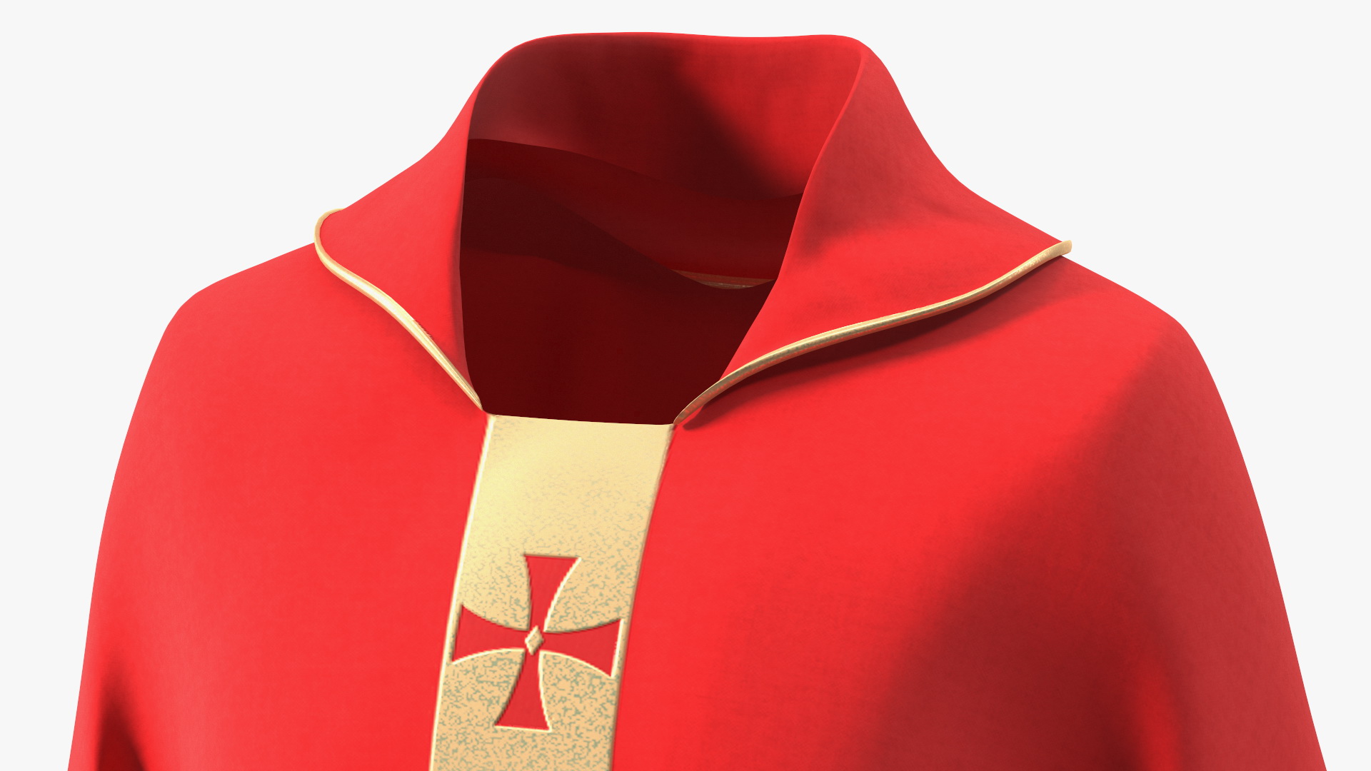 3D Liturgical Vestment Red Robe model