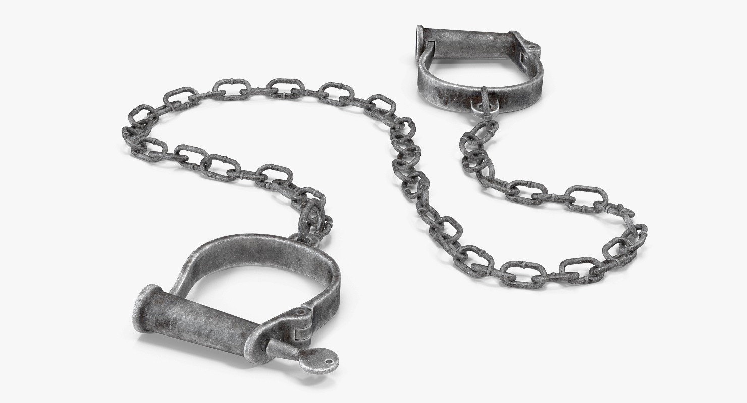 3D Old Leg Shackles