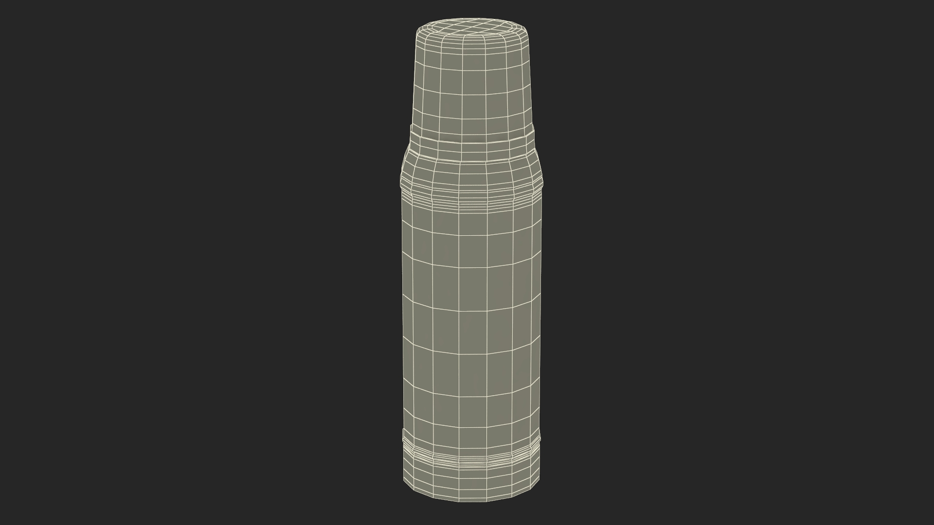 Thermos Flask White 3D model