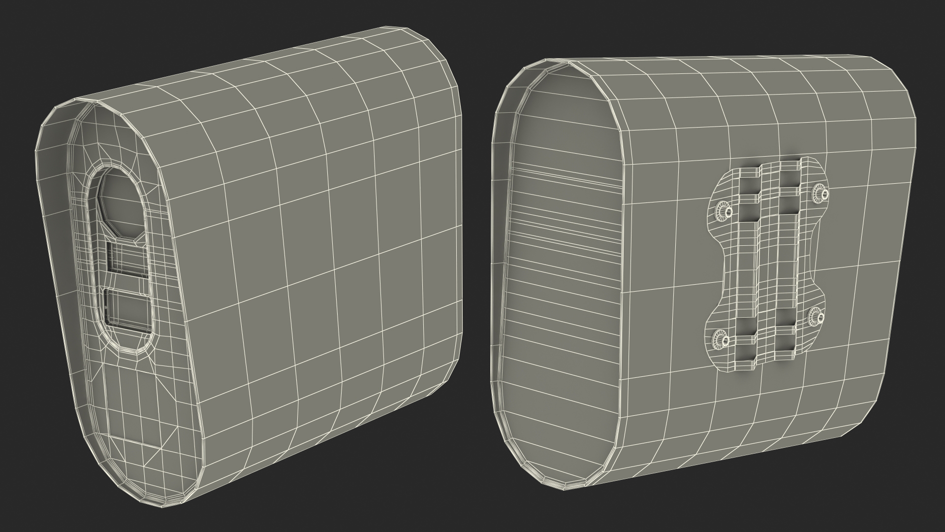 3D model Combined Speed and Red Light Camera