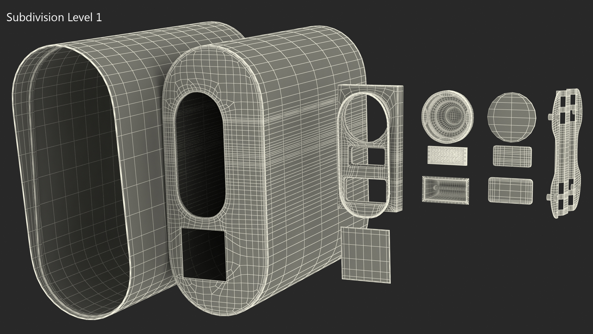 3D model Combined Speed and Red Light Camera