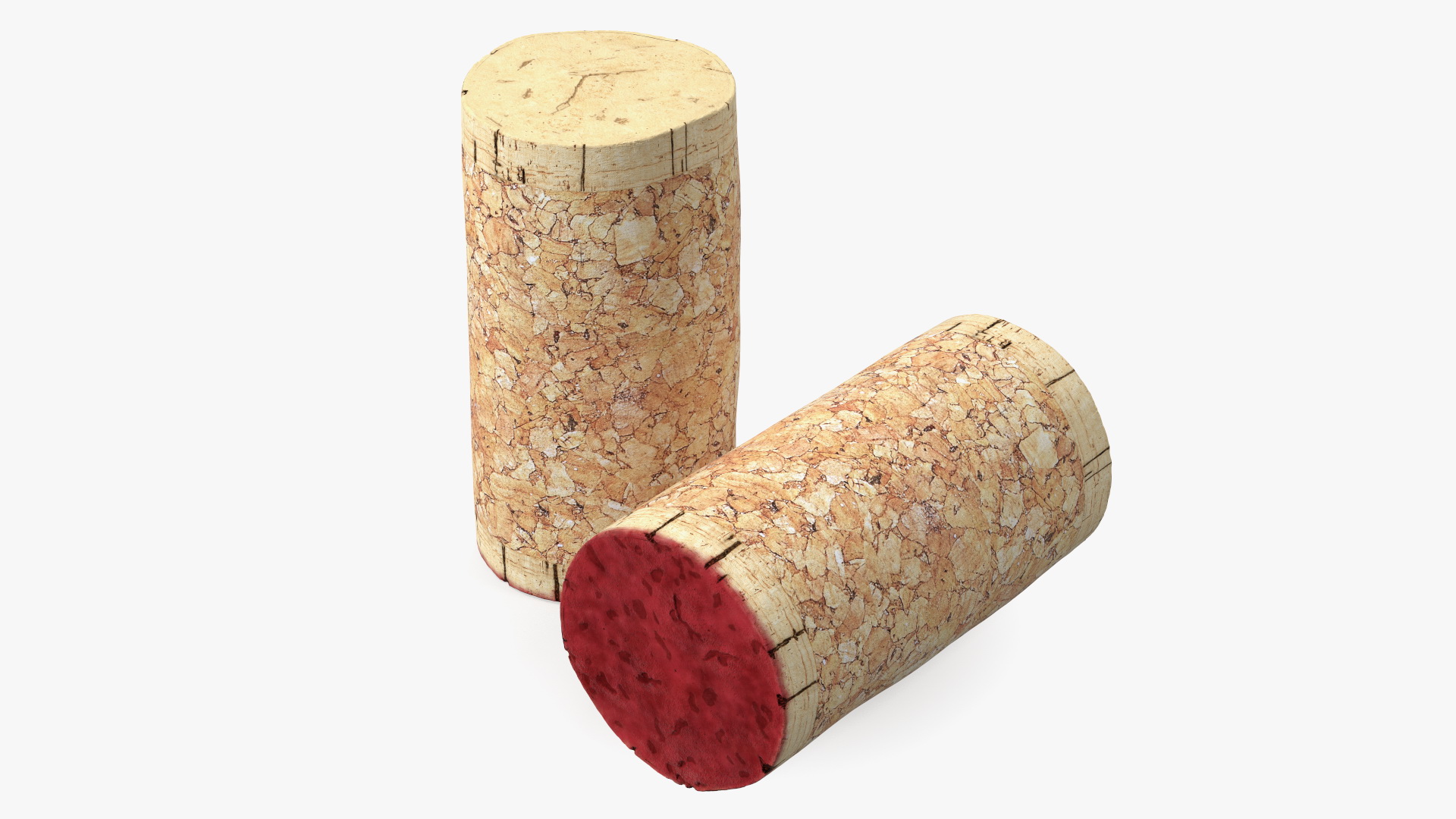 Traditional Wine Cork Stopper 3D model