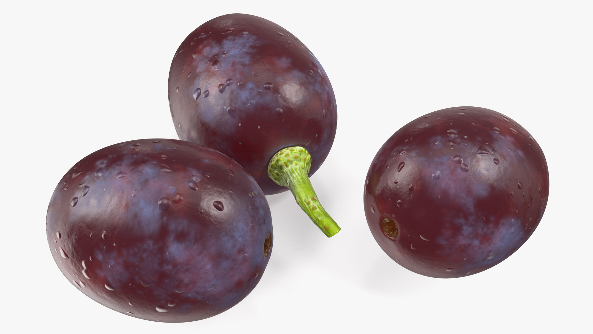 3D Dark Grapes