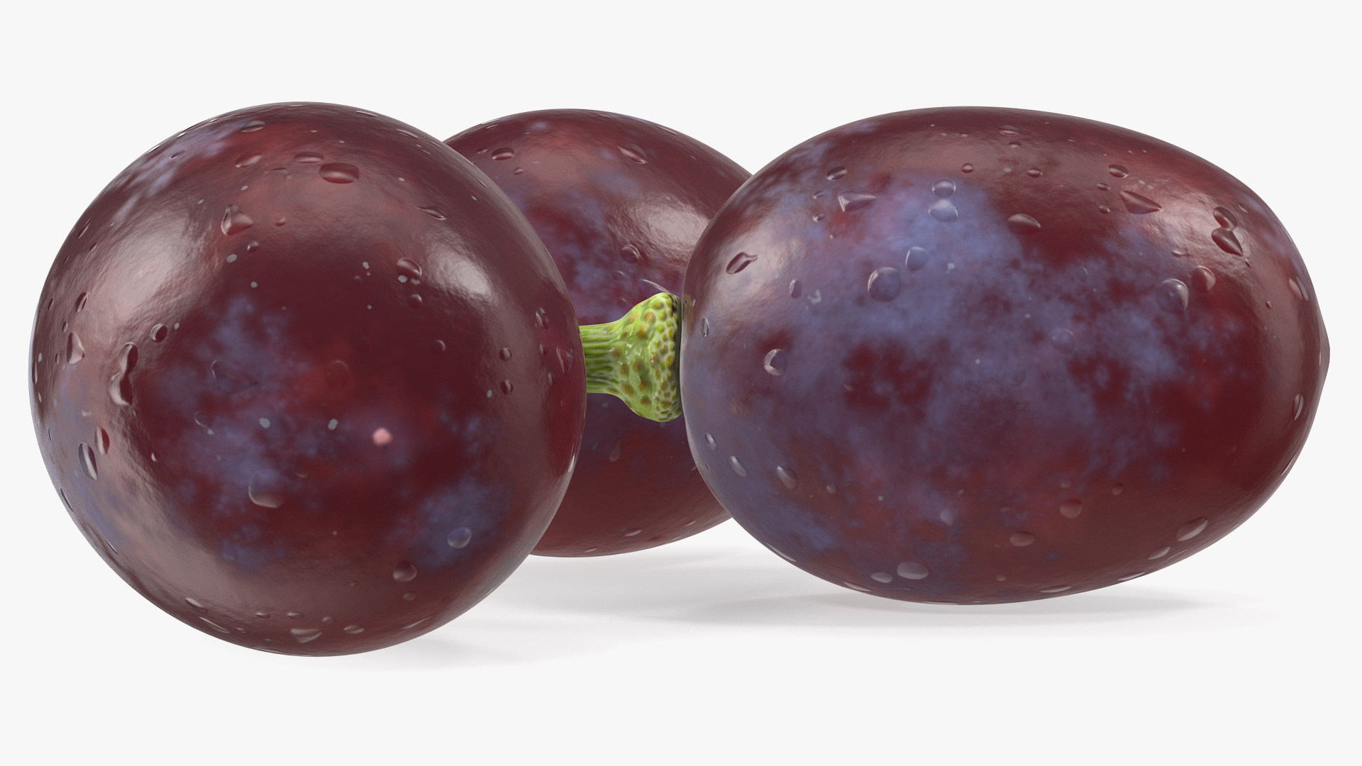 3D Dark Grapes