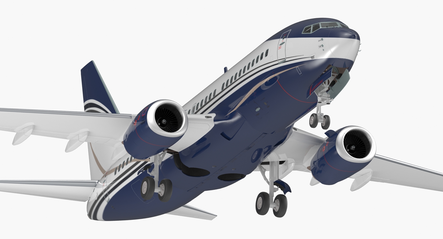 Boeing 737 700 Generic Rigged 3D model