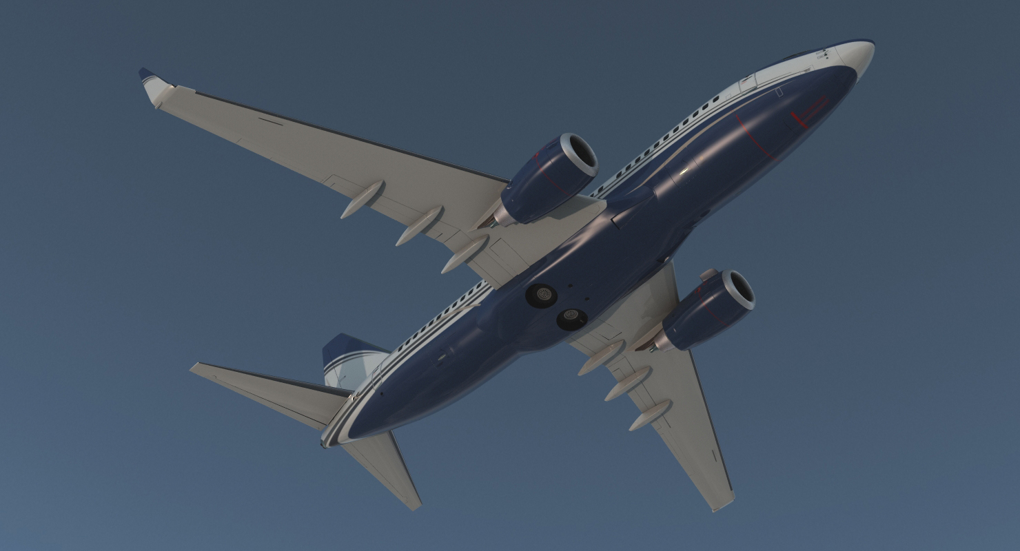 Boeing 737 700 Generic Rigged 3D model