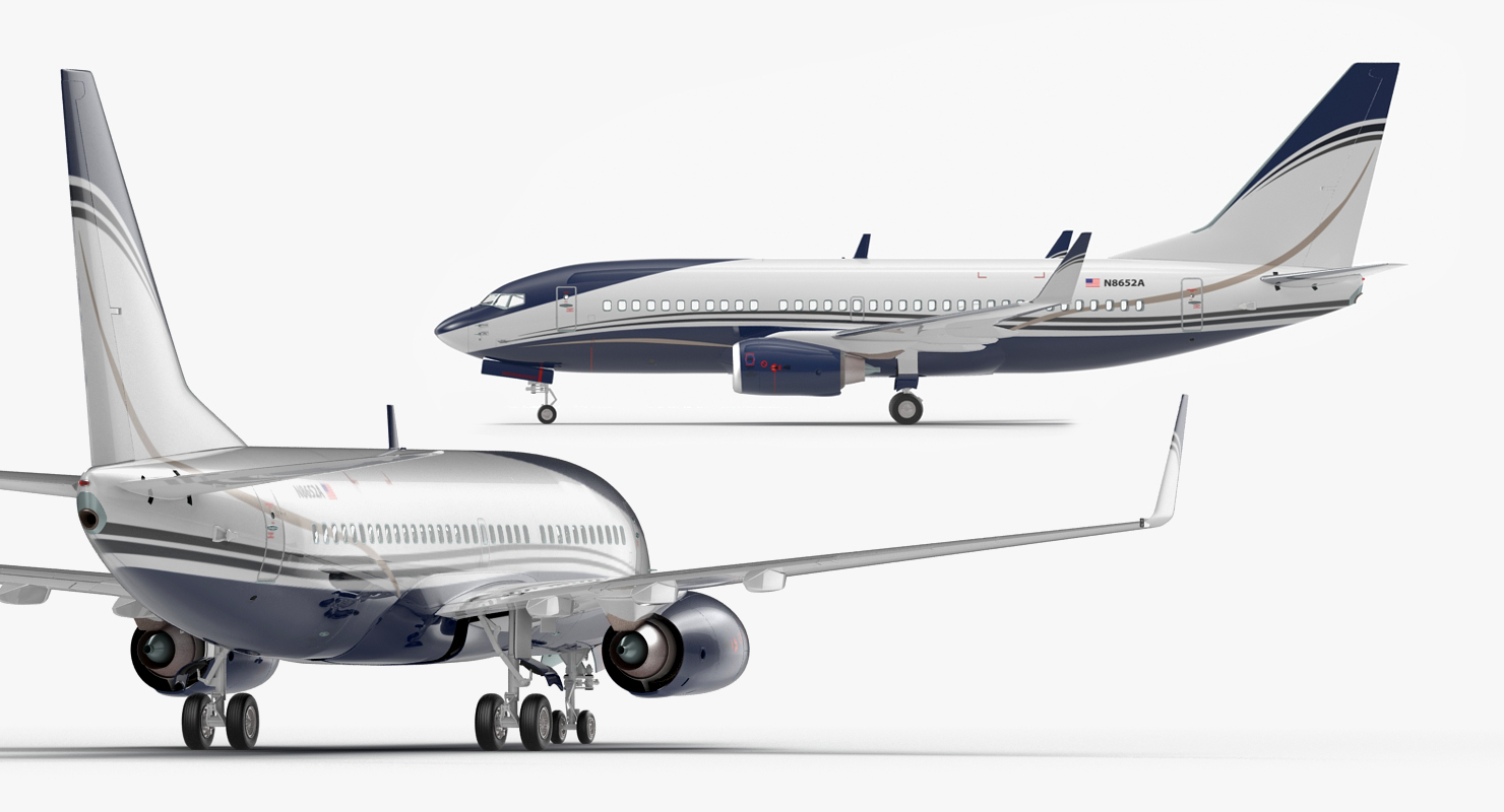 Boeing 737 700 Generic Rigged 3D model