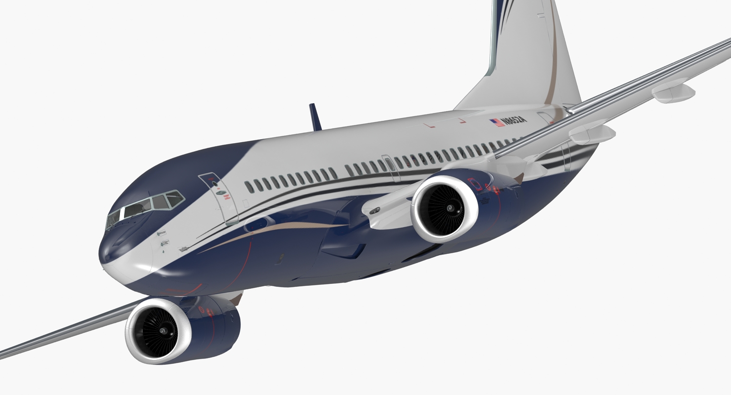 Boeing 737 700 Generic Rigged 3D model