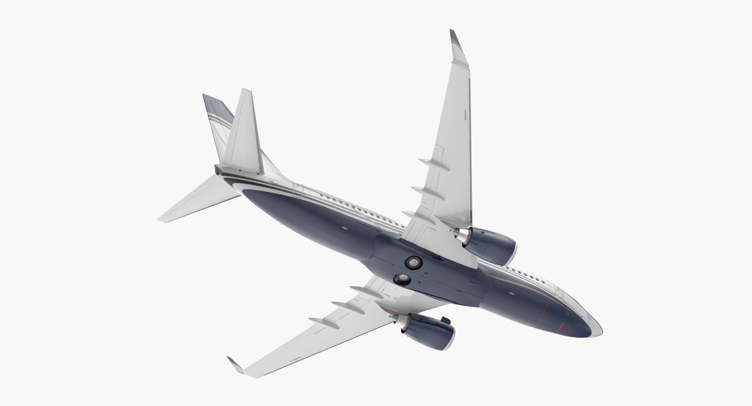 Boeing 737 700 Generic Rigged 3D model