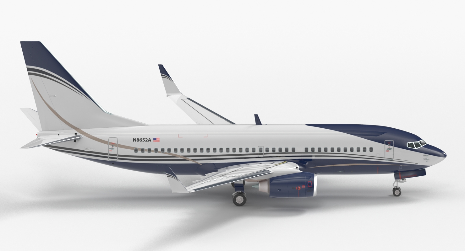 Boeing 737 700 Generic Rigged 3D model