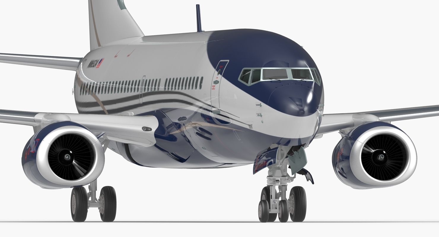 Boeing 737 700 Generic Rigged 3D model