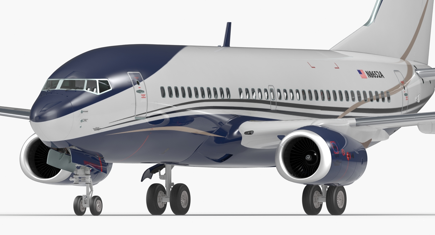 Boeing 737 700 Generic Rigged 3D model