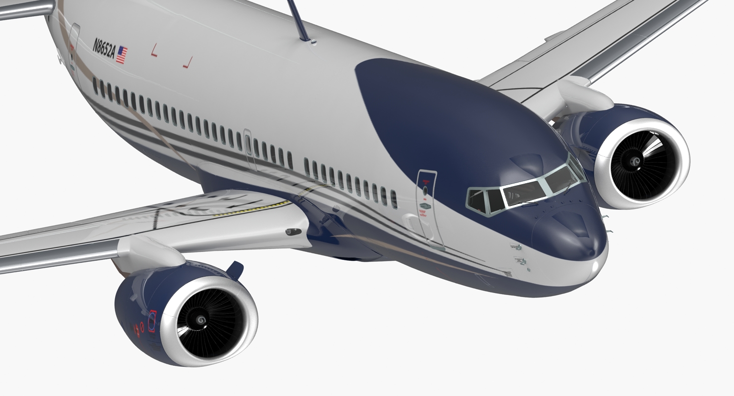 Boeing 737 700 Generic Rigged 3D model