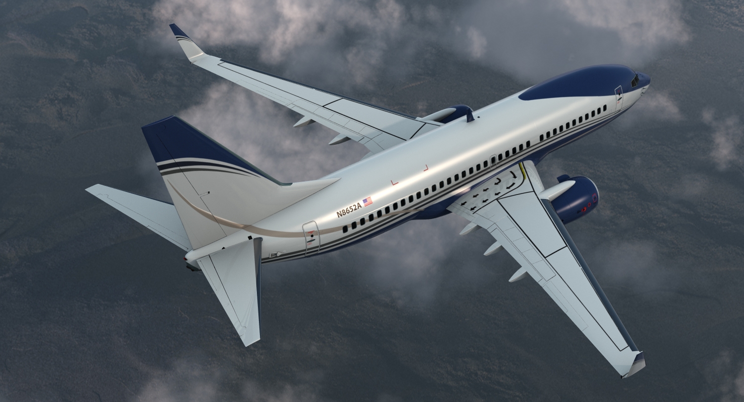 Boeing 737 700 Generic Rigged 3D model