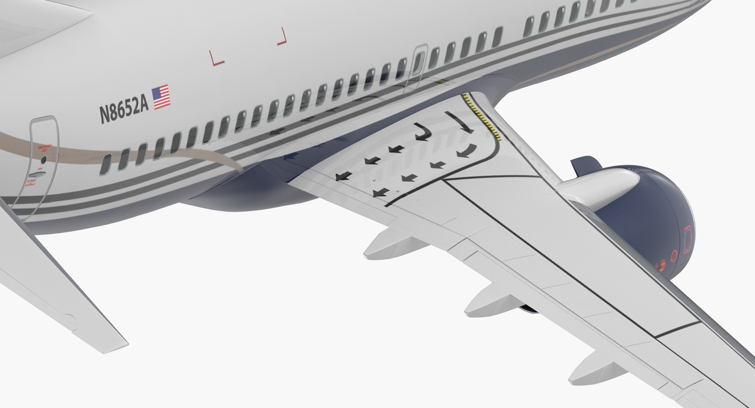 Boeing 737 700 Generic Rigged 3D model