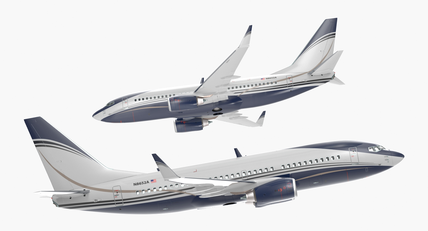 Boeing 737 700 Generic Rigged 3D model