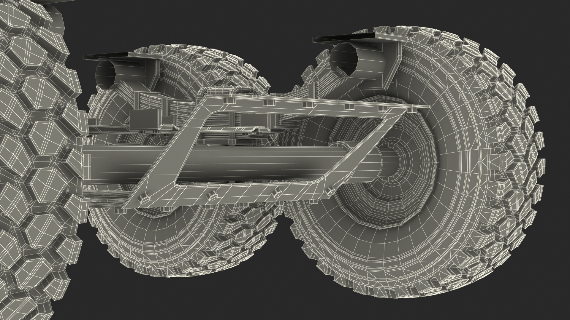 3D Heavy Duty Chassis model