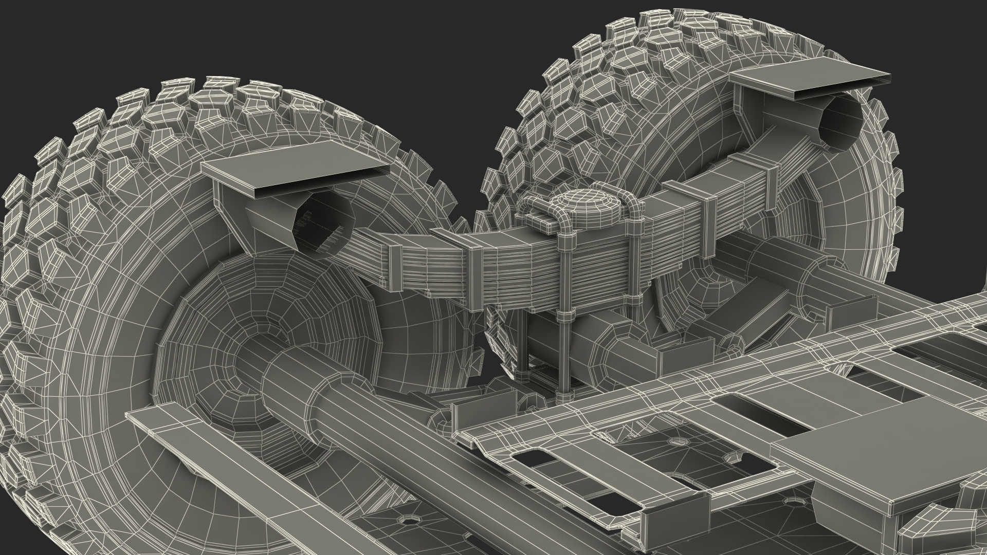 3D Heavy Duty Chassis model