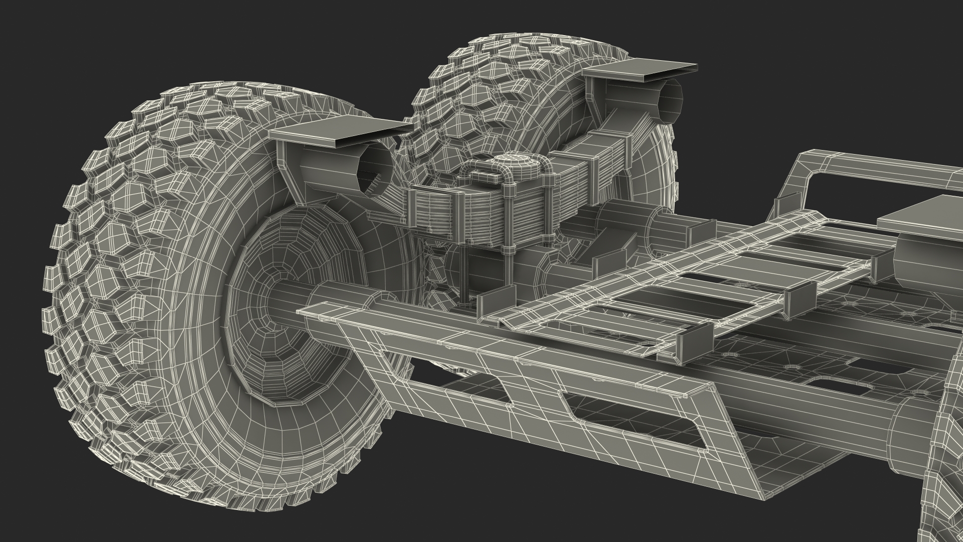 3D Heavy Duty Chassis model