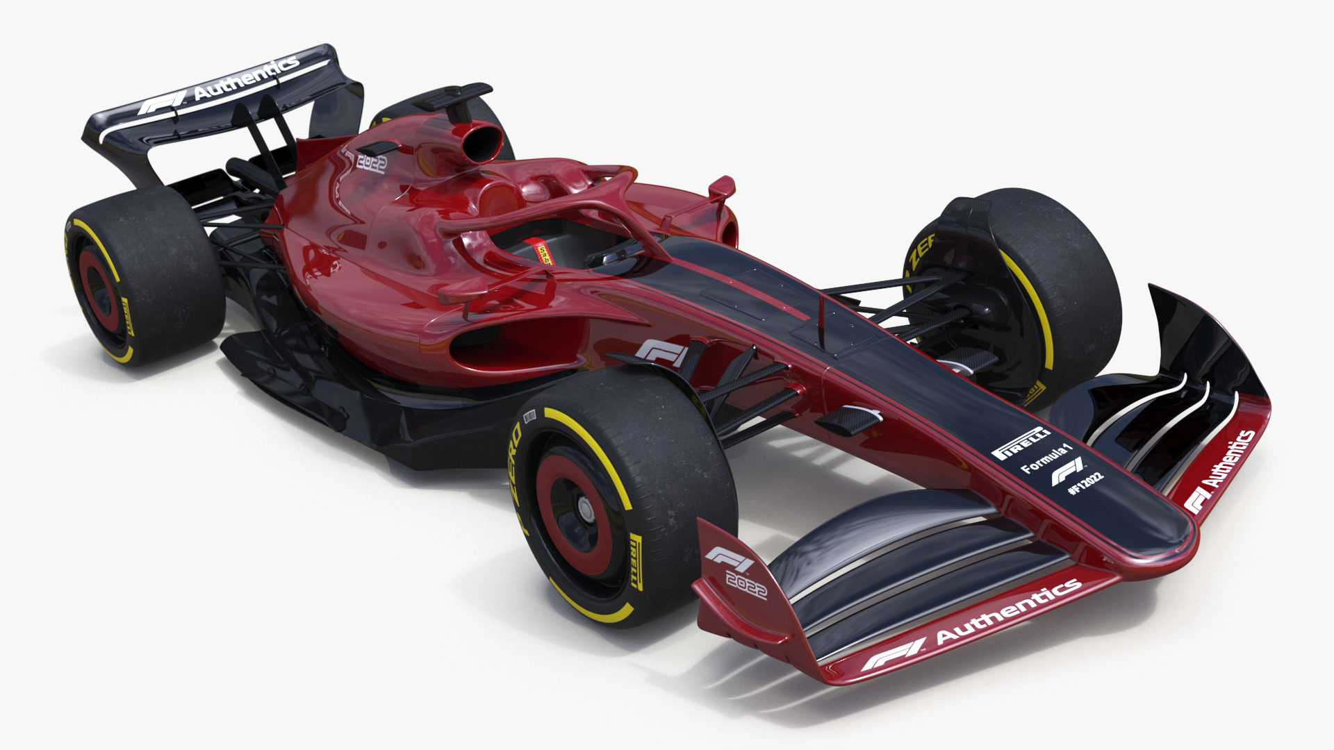 3D model Formula 1 2022 Red Livery