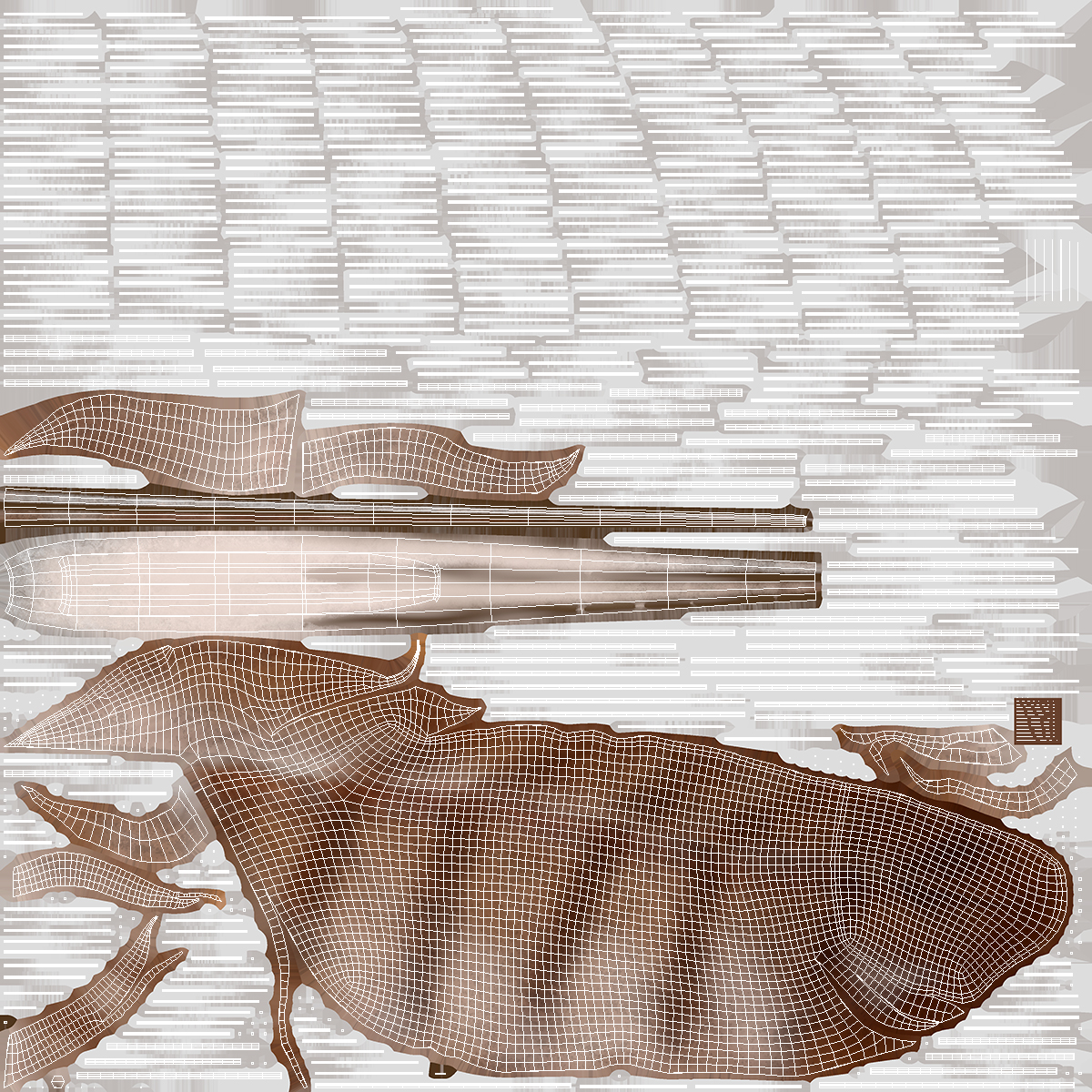 3D Eagle Feather model