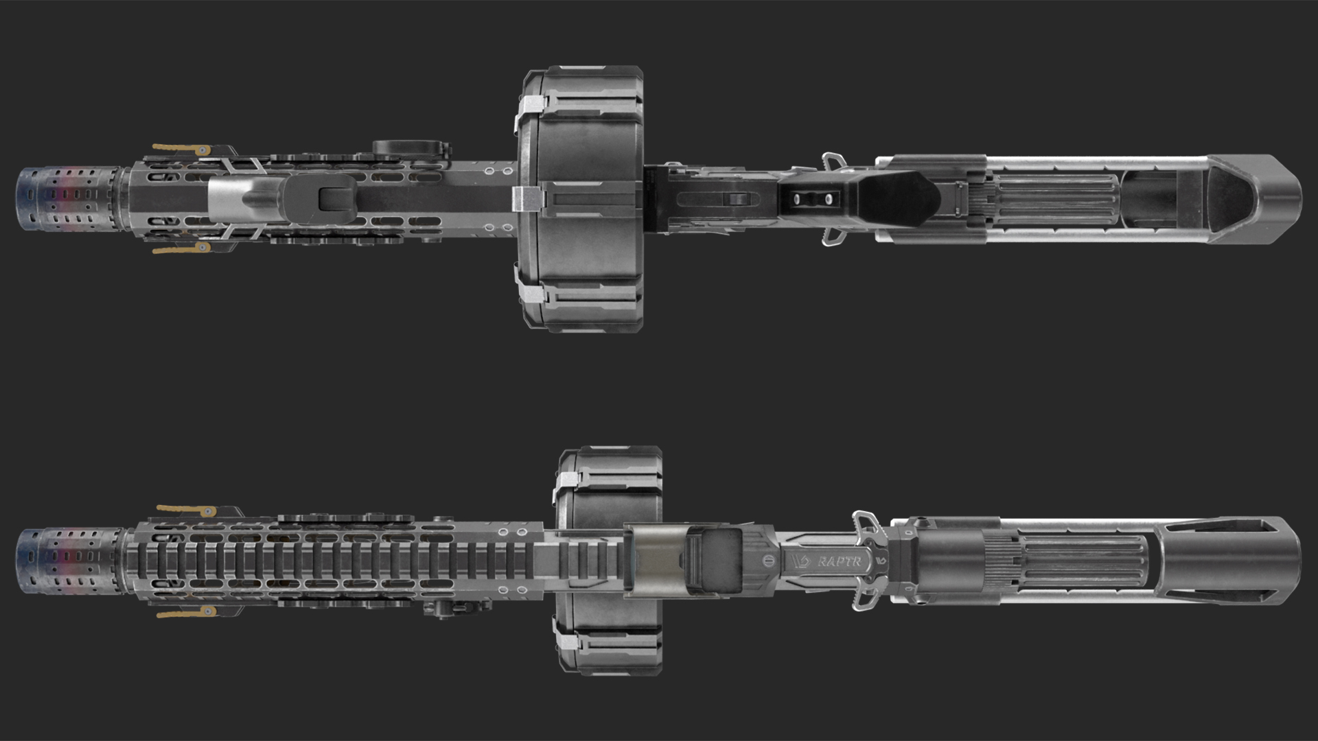 3D Custom Modern Shotgun