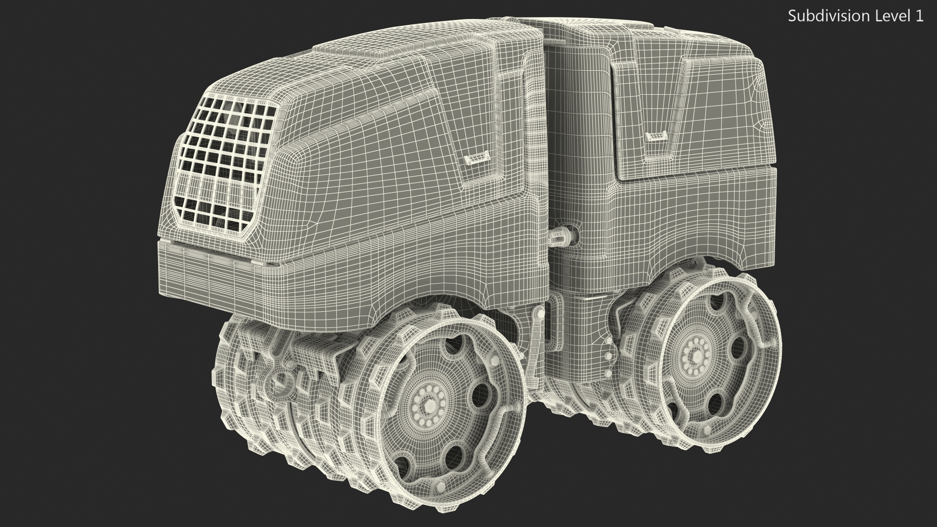 3D Trench Roller model