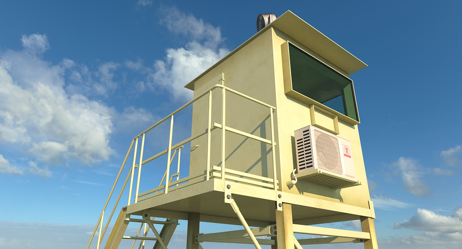 3D model Military Guard Tower