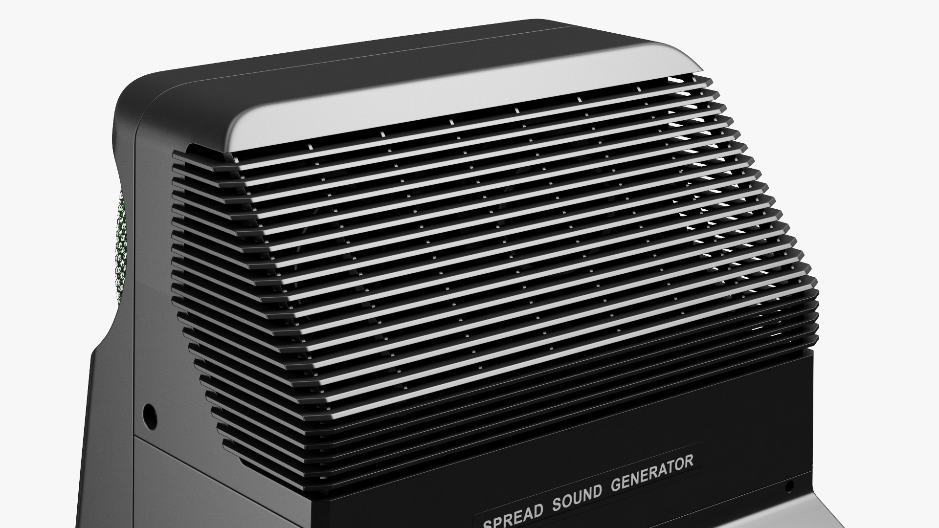 3D model High Power Audio System switched On