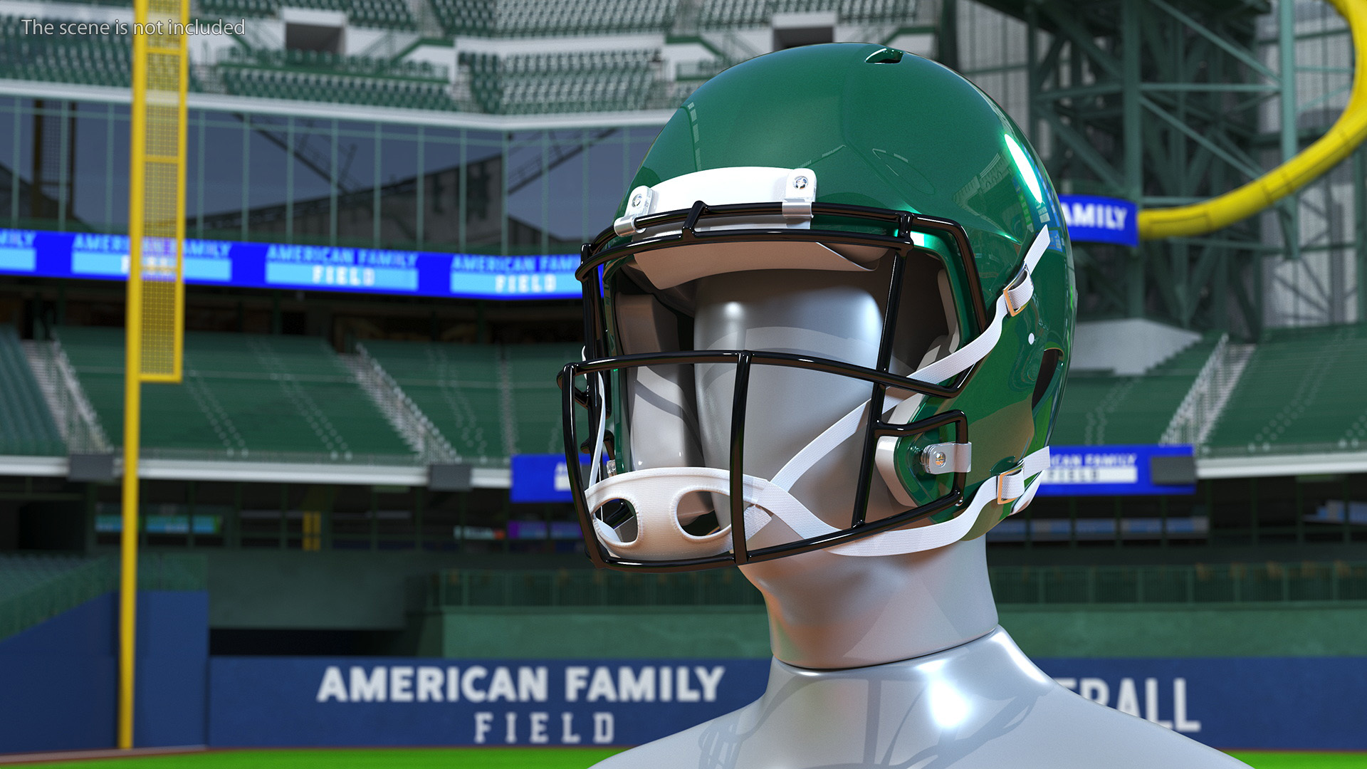 American Football Helmet 3D model