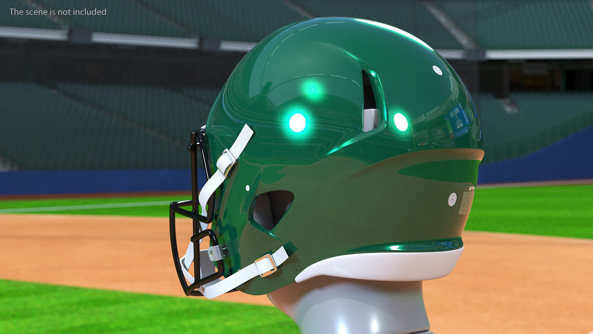 American Football Helmet 3D model