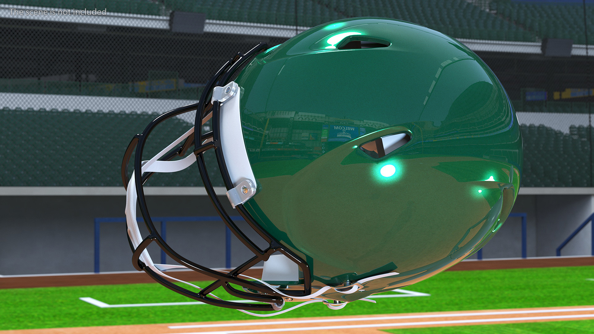 American Football Helmet 3D model