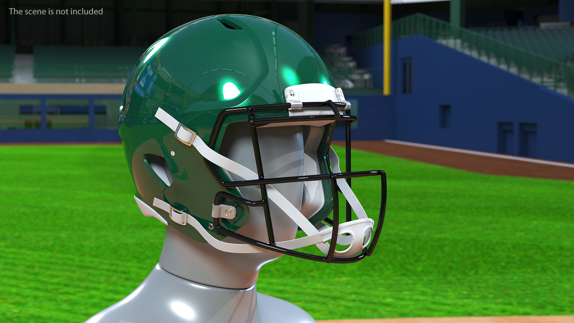 American Football Helmet 3D model