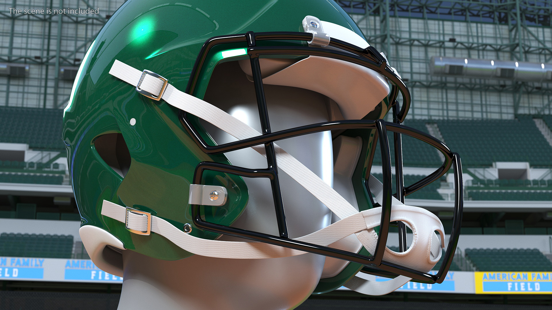 American Football Helmet 3D model