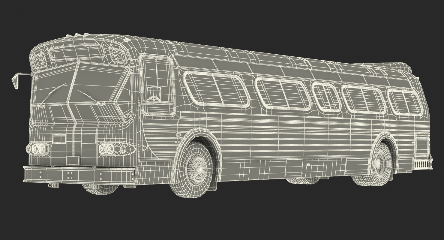 Transit Bus Flxible New Look Simple Interior 3D model