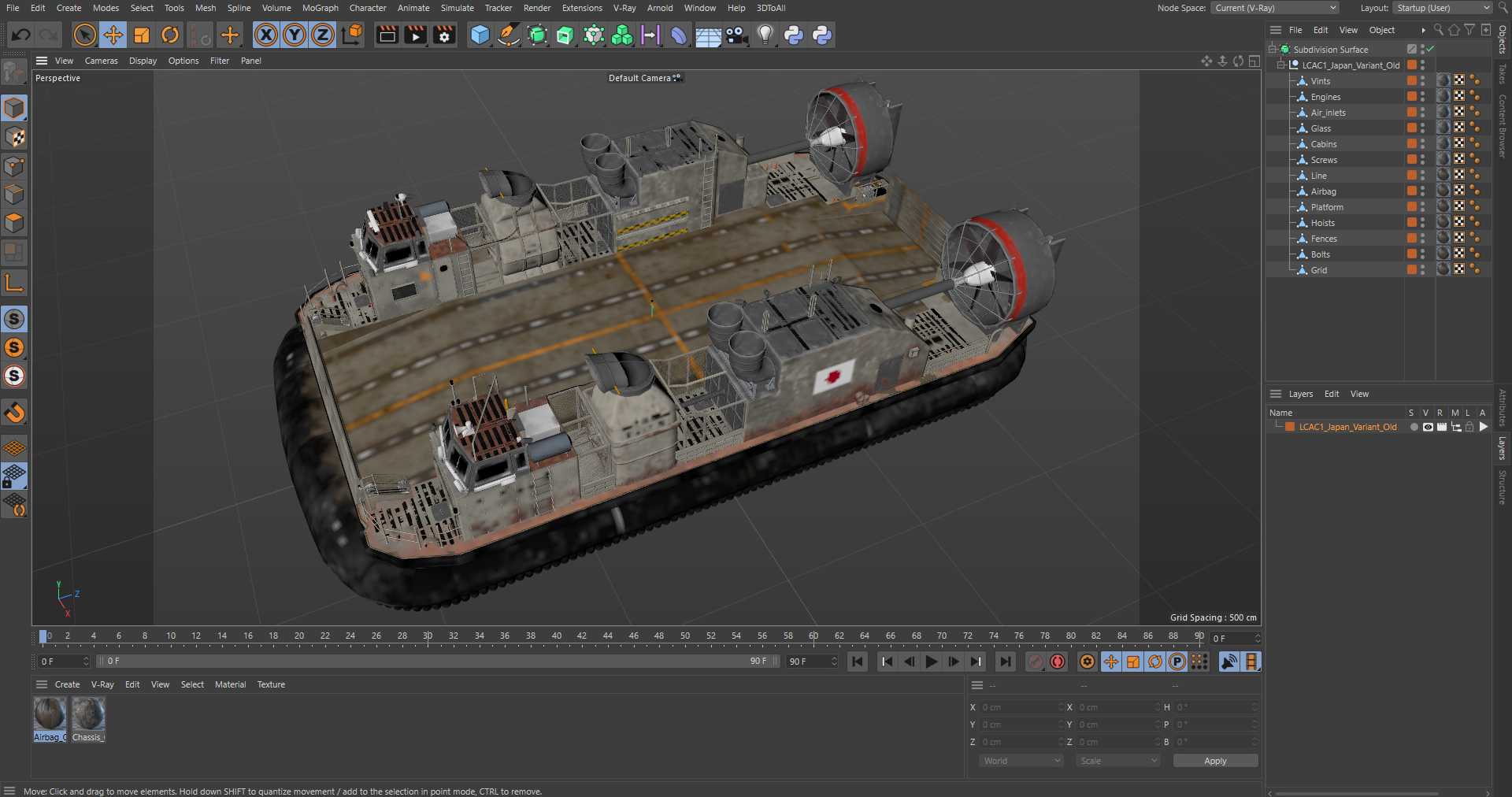 3D LCAC1 Japan Variant Old model