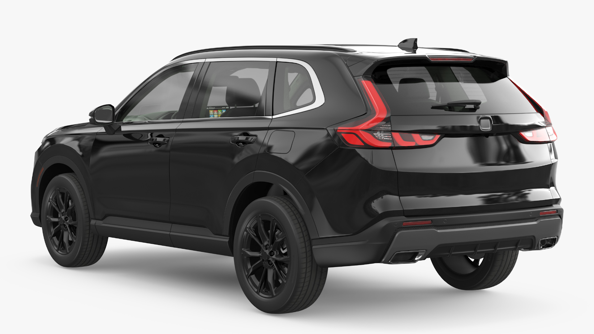 3D SUV 2025 Black Rigged