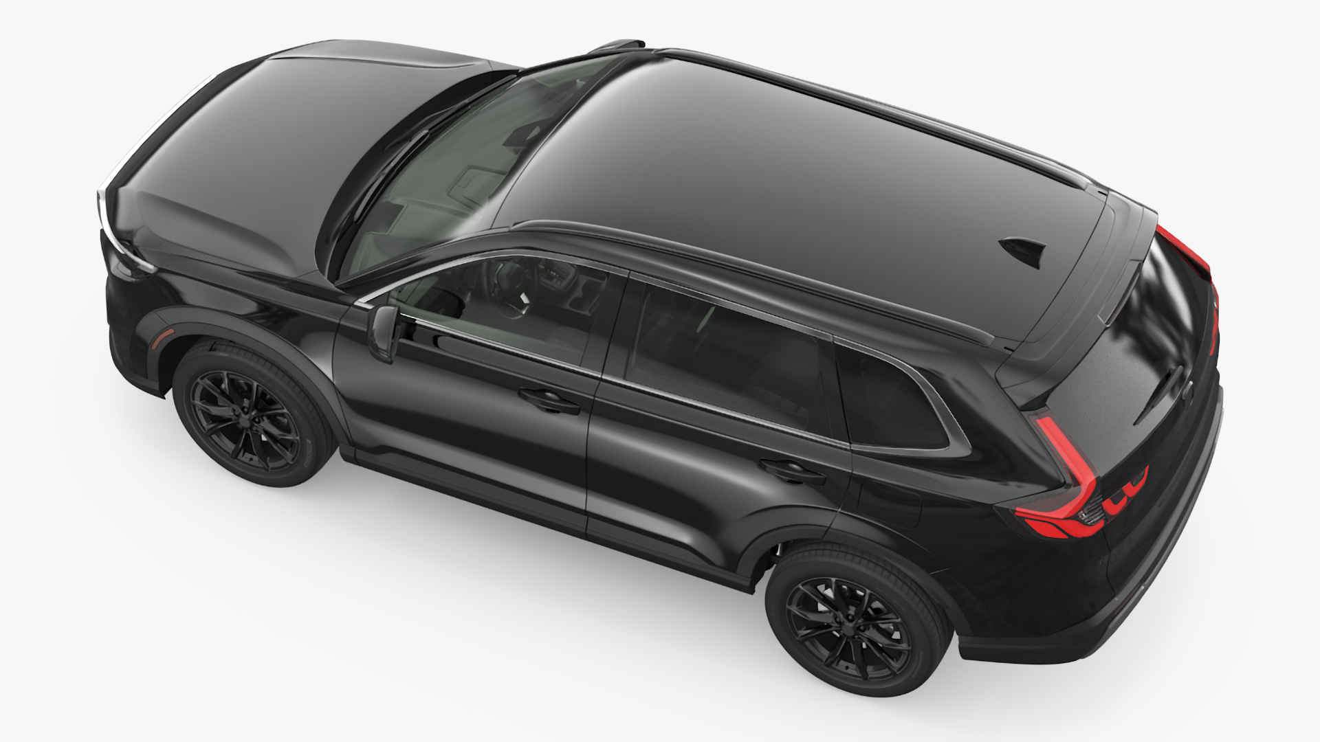 3D SUV 2025 Black Rigged