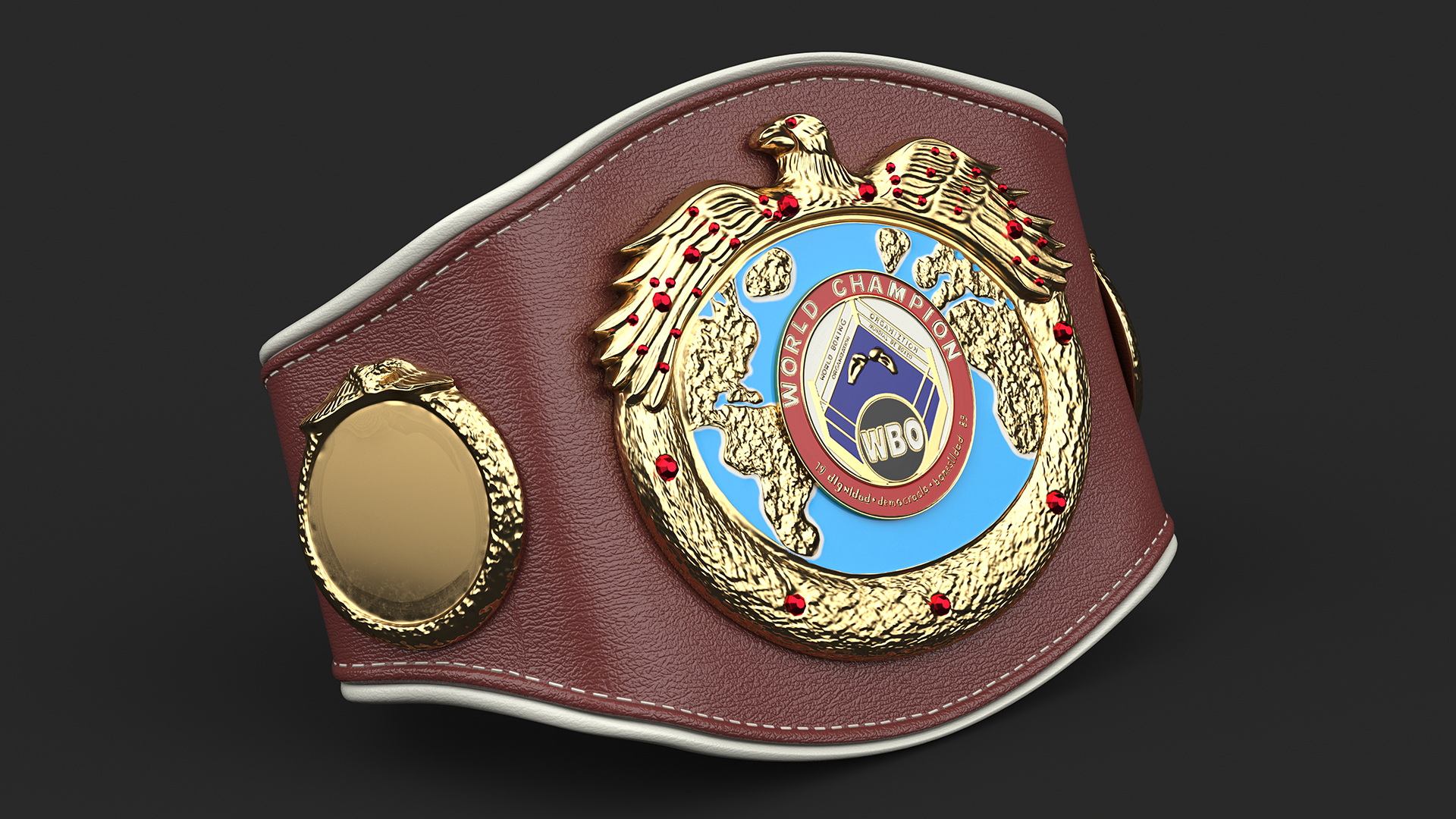 WBO World Champion Belt Fur 3D