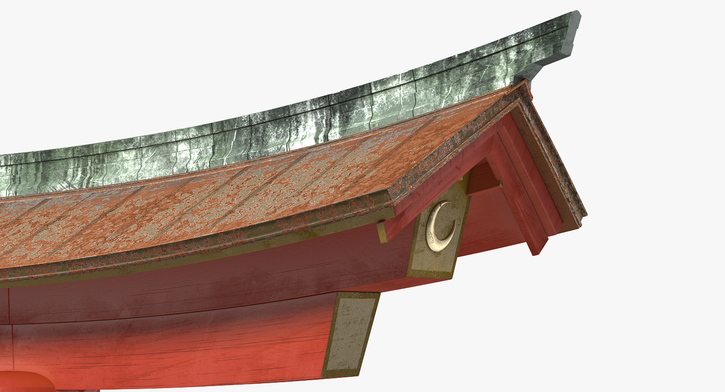 3D model Torii Gate